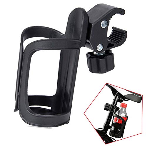 Trinkflaschenhalter MTB Fahrrad schwarz Bike Bottle und Cup Holder 360 Grad Rotation Trinkflasche Fahrrad Trinkflasche Fit Biciclette, MTB, Kinderwagen und Rollen Cover
