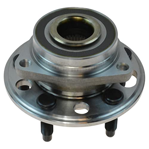 Image of TRQ 2 Piece Front Rear Wheel Bearing & Hub Assembly Set Compatible with 2010-2016 Buick Lacrosse 2011-2017 Regal 2013-2017 Cadillac XTS 2014-2020 Chevrolet Impala 2013-2015 Malibu 2016 Malibu Limited