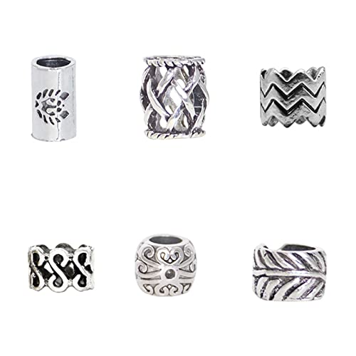 Manchettes metalliques pour tresses et perles dreadlocks sans casse - 2
