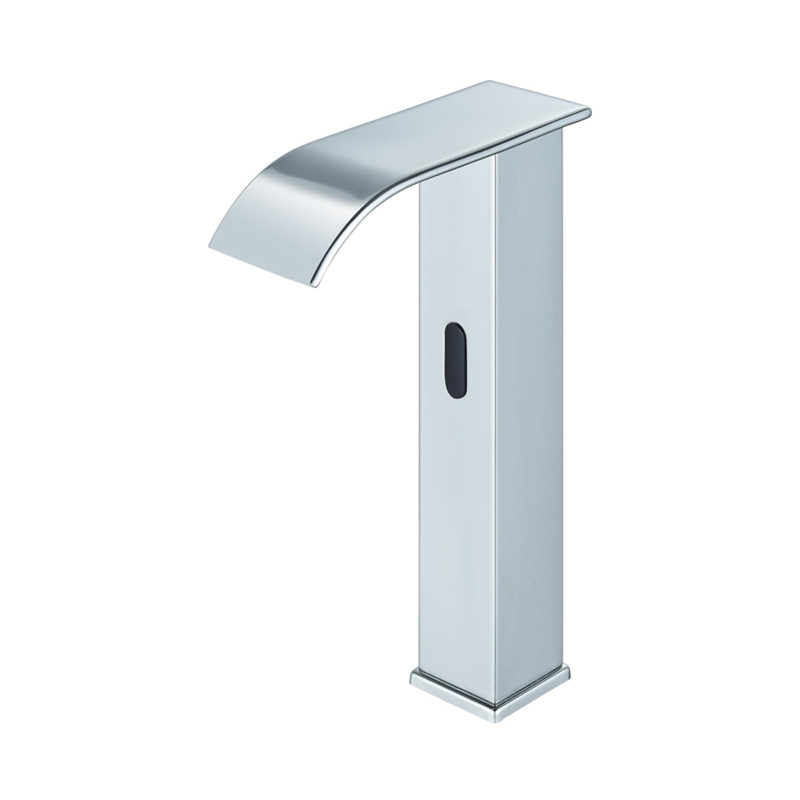 ZYCHSJXA Touchless Bathroom Faucet Waterfall Mixer Tap for Basin Chrome Stainless Steel Tall