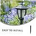 HAKIDZEL 24pcs Solar Light Stakes Replacement Metal Stakes for Outdoor Led Solar Lights Spikes Reusable Versatile No Tools Required Weatherproof Material