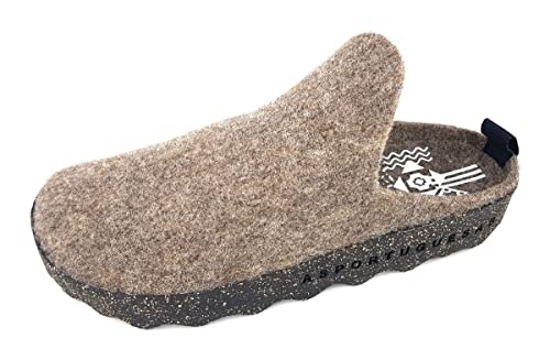 New Asportuguesas Men's Come Slip On Taupe Tweed 443
