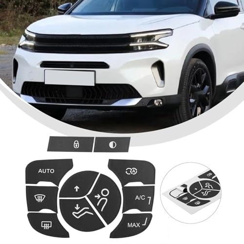 Kit reparación botones C4 calcomanías para aire acondicionado Citroën 2014-2018 2