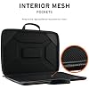 URBAN ARMOR GEAR UAG Large Sleeve with Carrying Handle for 15-16 Laptop, Rugged Tactile Grip Weatherproof Protective Laptop/Tablet Sleeve, Compatible with MacBook Pro 16/14, MacBook Air 15, Magma