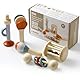 Kaisibum Musikinstrumente für Kinder, Montessori Percussion-Instrumente Set, Holz Baby Musikinstrumente, Musikspielzeug Von 3+ Jahre, Kinder Vorschulbildung