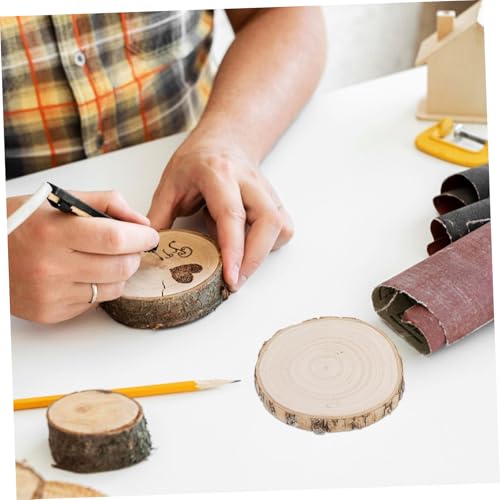 Slices bois pour art créatif et décoration de table rustique - 6