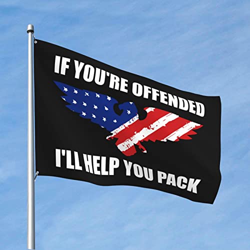 Drapeaux pour chambre d'étudiant humour noir grand format pour déco de dortoir