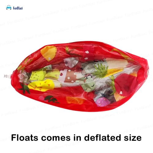 Image of FunBlast Inflatable Balls for Kids - Colorful Beach Balls for Pool, Summer Water Play Toys for Kids, Lightweight Inflatable Pool Balls for Outdoor & Indoor Fun, Swimming Pool Toys (Fruit)