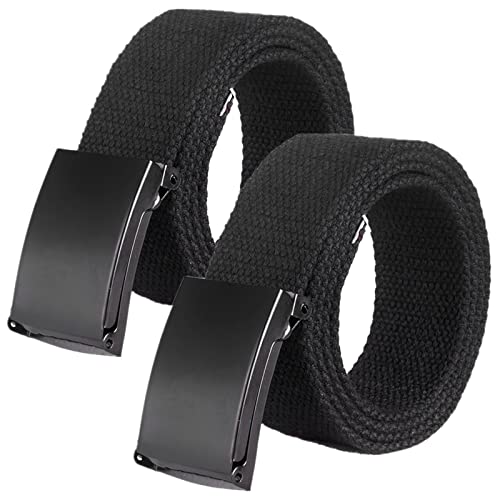 EFARMA Cintura Elastica in Tessuto Elasticizzato, Cintura in Tela da Uomo, Taglio Regolabile for Adattarsi alla Taglia Fino a 69 (Color : Black, Size : Length 165CM/65)
