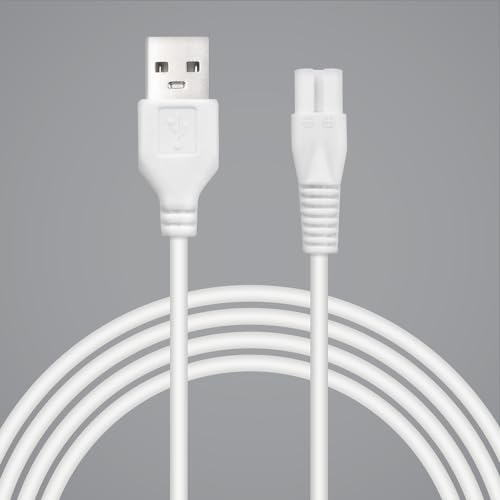 BOEEA Ladekabel für PRITECH Elektrischer Hornhautentferner Fußpflege Hornhaut Entfernen, Ladegerät Kompatibel mit Pritech Elektronische Fußfeile Pediküre Werkzeuge USB Netzteilkabel