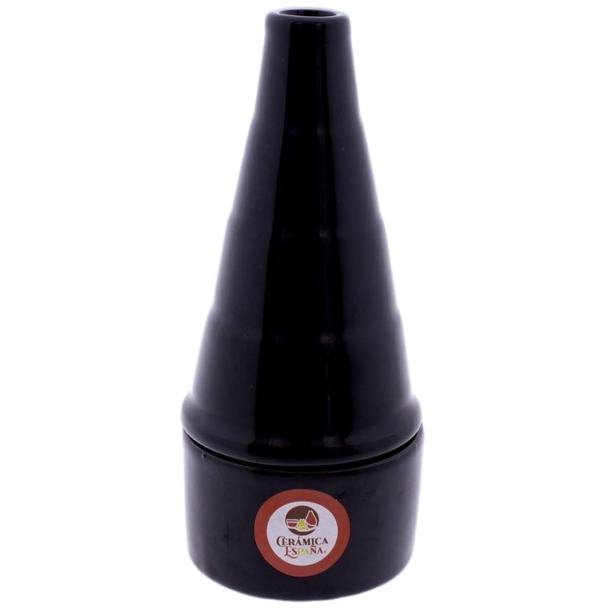 CERÁMICA ESPAÑA® | Incenso a camino nero | Incensieri religiosi | Incensieri in argilla | Incenso Pasqua | Bruciatore profumo, 8 x 8 x 18 cm