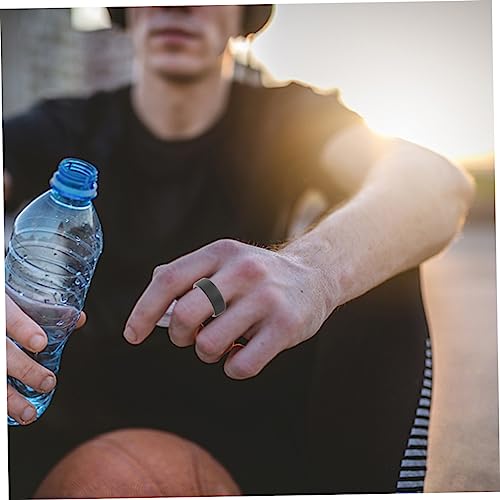 10 bandas de silicona flexibles para hombre miniatura 5