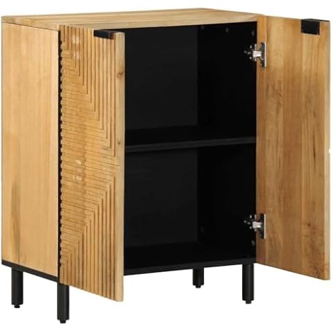 vidaXL Solid Mango Wood Sideboard Cabinet Cover
