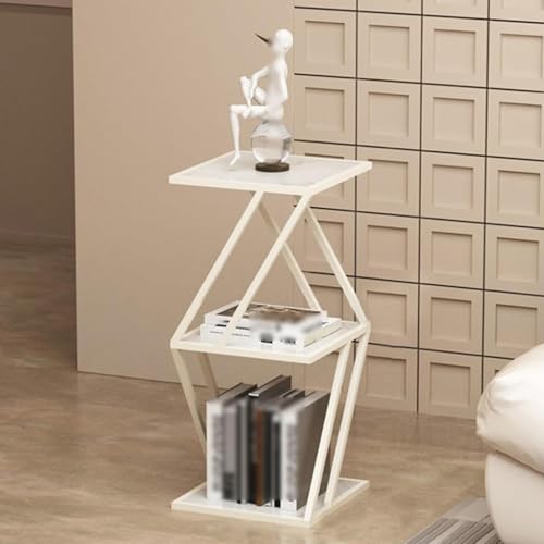 Corner Bookshelf, Corner Shelf Small Bookcase, Wood Display Shelf, Bookshelf with Baffles Etagere Shelf Storage Rack for Living Room Study Room Office
