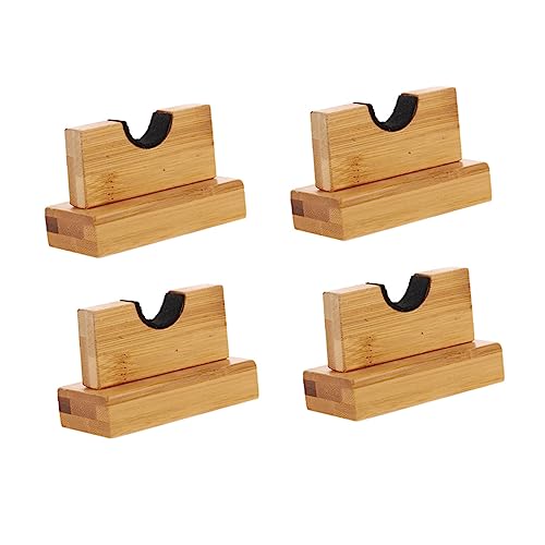 Mipcase 2 Pack Bamboo Bat Mount for Baseball Softball Bats Decorative Display Racks for Home Collectibles Storage Holder
