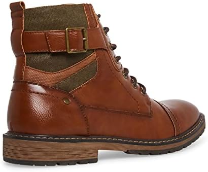 Madden Men's M-TITTAN Combat Boot, Cognac, 9.5 | Image 5