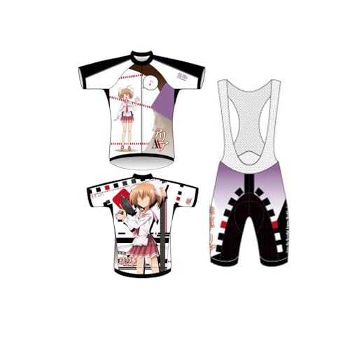 [���C���X�h] �A�j�� �T�C�N���W���[�W �㉺�Z�b�g ���� ���]�� �ɎԈ� �t�ėp RACING �W���p ���[�h�o�C�N UV�J�b�g ���Ă��~�� ���e�� �ʋC �R�ۖh�L 3D�p�b�h (E,2XL) [���s�A���i]