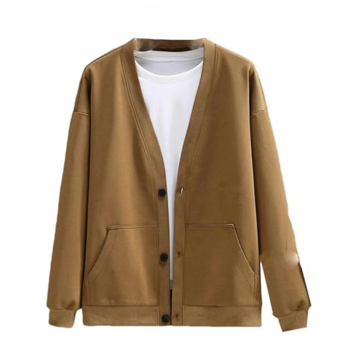 Veste polaire hommes casual à col V parfaite pour vos sorties en ville cet automne hiver