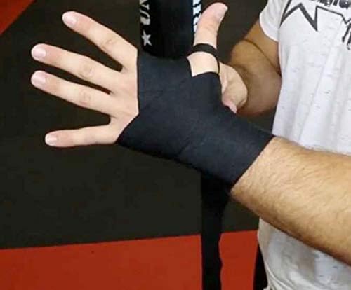 Image of FELIDAE PRO Boxing Wrap for Men Hand Wrap for Boxing Punching Hand Wraps Wrist Supporter for Gym Boxing Bandage for MMA and Martial Arts (110 inch) (Black)