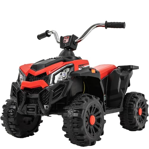 Actionbikes Motors Kinder Quad Elektro Bumblequad | Elektroauto - Kinderquad - Kinderauto elektrisch - Elektrofahrzeuge - Quad bis 3 km/h - Elektrofahrzeug - Elektro Auto für Kinder ab 1 Jahr (Rot)