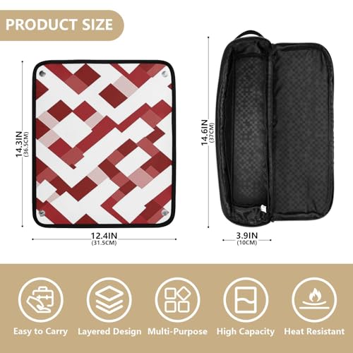 Bolso de viaje para herramientas de cabello resistente al calor miniatura 4