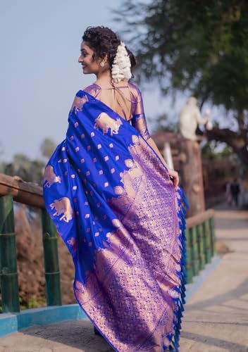 Plothah: kanjivaram silk saree in soft silk – image 7