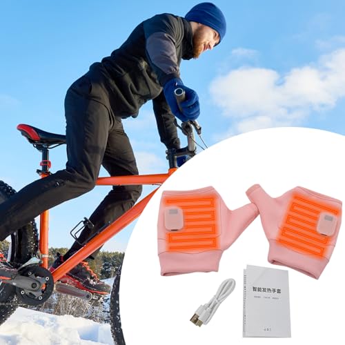 Guantes con calefacción USB y control de temperatura para invierno 3