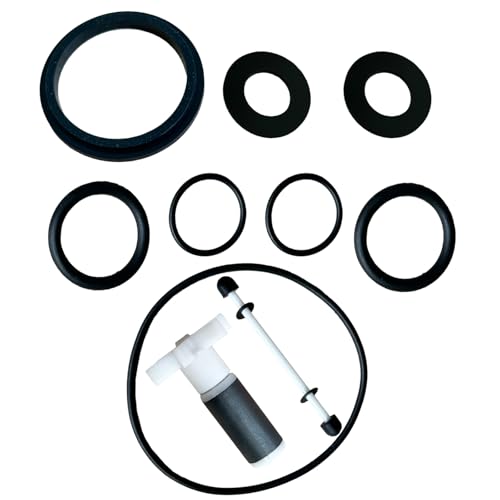 JZSMY for Lay Z Spa Water Pump Repair Kit 8 Seals & Impeller with Thrust Washers, P4071 58113 E02 Hot Tub Pump Rotor Impeller Water Pump Seal O-Rings
