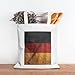 LYWGGDSBCX German Flag Print Canvas Shopping Bag Large Capacity Handbag For Books, Mobiles, And More