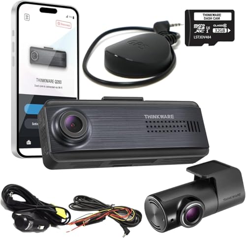 THINKWARE Q200 Dash Cam Car Dashboard Camera, WiFi,...