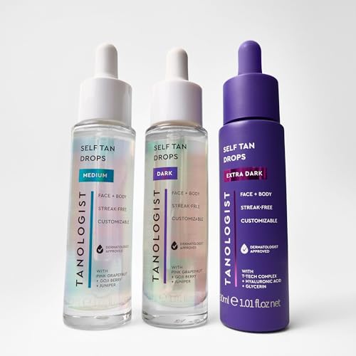 Tanologist Self-Tan Drops - Medium, Bronzing Serum, 1.01 fl oz - image 9