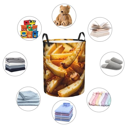 Panier à linge Fast Food grand format pour rangement chambre
