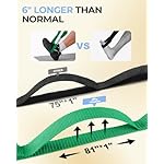 Trideer Stretching Strap Yoga Strap for Physical Therapy, 10 Loops Yoga Straps for Stretching, Non-Elastic Stretch Strap for Pilates, Exercise, Stretch Band for Women & Men - Image 4