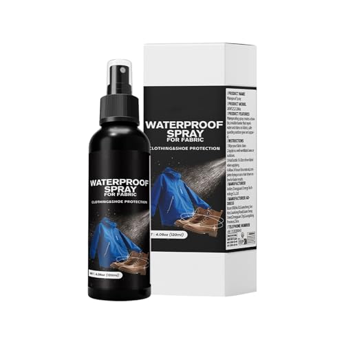 Spray Impermeabilizante Para Telas | Solución Protectora De Agua 120 ml Para Tiendas - Líquido Impermeabilizante Portátil Ropa Muebles Tapicería Calzado Toldos Alfombras Viajeros