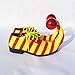 Imagen de Zapatos de payaso, divertidos, con rayas de circo