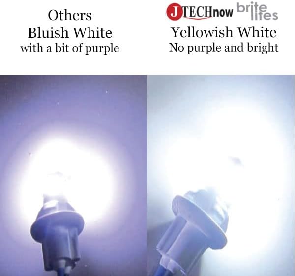 Miniatura 8 de britelites Jtech 10 bombillas LED blancas para coche BA9S 5 5050-SMD 1895 T4W 1445 6253