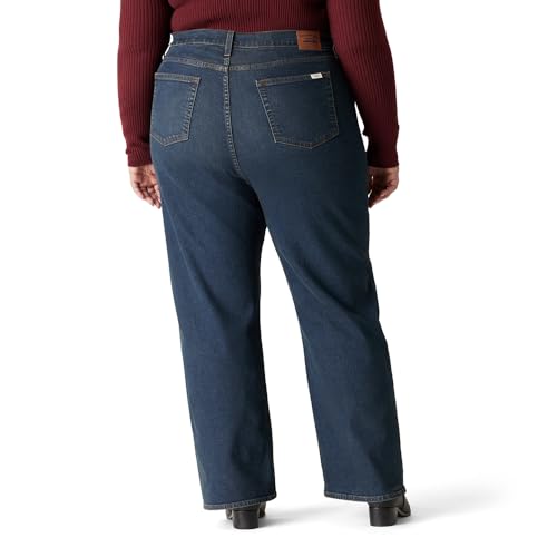Levi Strauss Signature Women's Heritage High-Rise Loose Straight Jeans Stretch Denim (Also Available in Plus Size)3