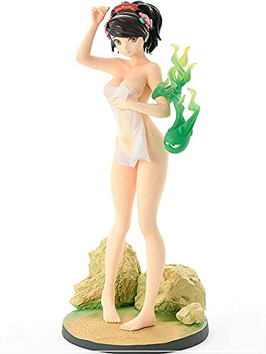 Kurrma Oboro Muramasa Momohime (10.2in/26cm) 1:7 scaleHot spring bath towel/yukata towel Exposed Big breasts Girl Series PVC boxed cartoon character model/statue Action figure Collectibles/Gifts/Decor