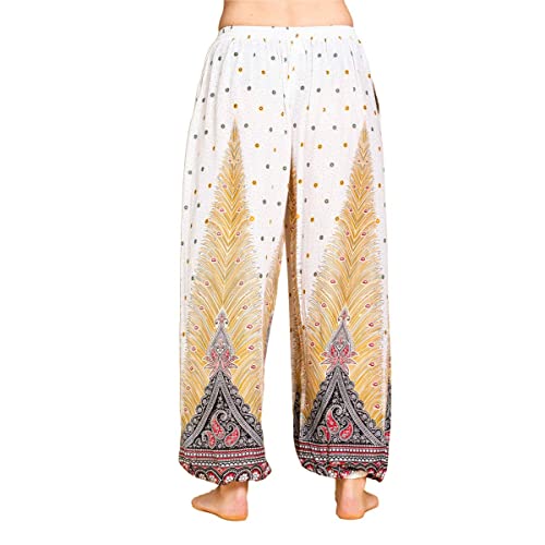 Pantalon de détente unisexe en viscose fine PANASIAM style bohème