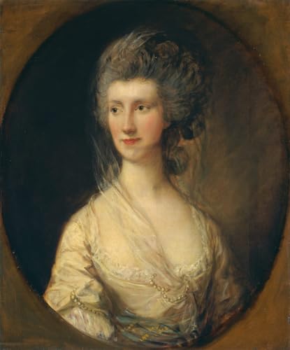 Peinture sur toile Mme Taylor Gainsborough pour transformer un mur vide de chambre à coucher