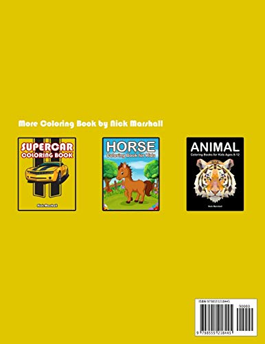 Dirt Bike Colouring Book: Big Motorcycle Coloring Book for Kids & Teens: 26