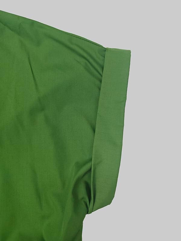 UOOZEE Women's Summer Short Sleeve V Neck Tiered Maxi Dress Flowy Loose Fit 2025 Boho Beach Dress with Pockets - Image 8