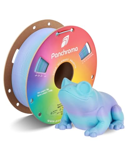 Image of Polymaker Panchroma Matte PLA Filament 1.75mm, High Speed Gradient Winter PLA 1kg (2.2 lbs), Formerly Polyterra Clog-Free 3D Printer Filament, Accuracy + /- 0.02mm, Fits FDM Printers