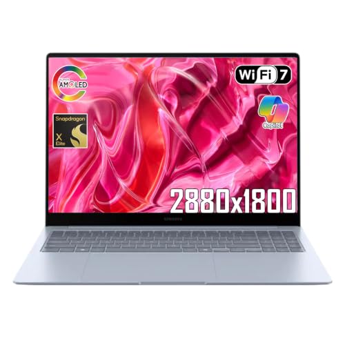 Samsung Galaxy Book4 Edge Copilot+ PC - 16" 3K AMOLED Touchscreen Laptop, Snapdragon X Elite Processor (45 Tops NPU) AI Laptop with All-Day Battery, 120Hz Refresh Rate (16GB RAM | 512GB SSD)