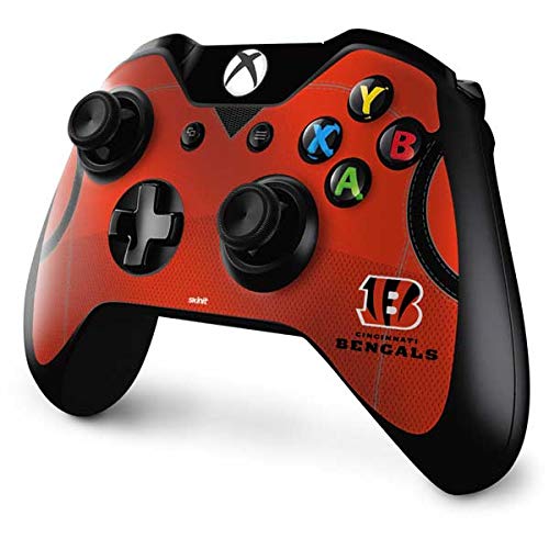 Skinit Decal Gaming Skin Compatible with Xbox One Controller - Officially Licensed NFL Cincinnati Bengals Team Jersey Design