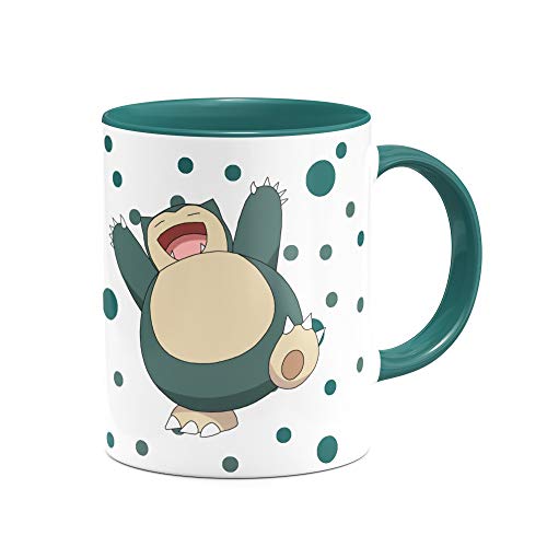 Caneca Pokémon - Snorlax B-green