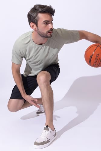 Image of Men's DRI FIT Sports Tshirt /SWEATPROOF /Anti Microbial /Extra Stretch /for Pickleball, Gym, Training, Badminton, Cricket, Tennis, Yoga, Golf (All Sports) All Colours & Sizes, Full & Half Sleeves