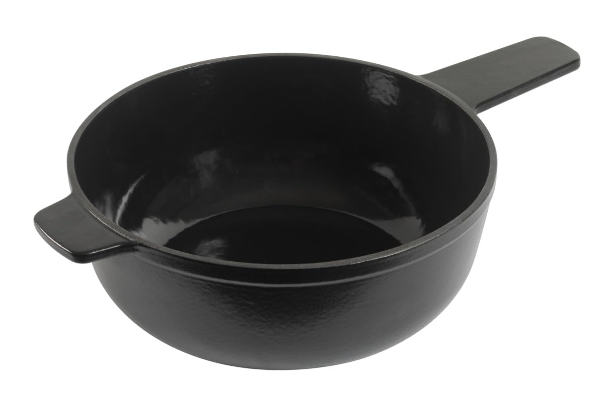 Kuhn Rikon 32324 Caquelon à Fondue en Fonte, 3,2 L, Compatible Induction