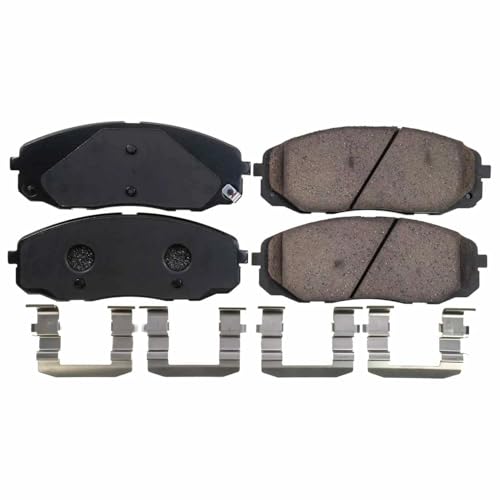 Image of PowerStop Front Brake Pads for Kia Sedona 2021 - Z17 Ceramic Brake Pads with Installation Hardware, 17-1814N
