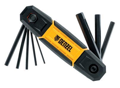 Denzel Sae Folding Hex Key Set, 9-Pieces (7716407)